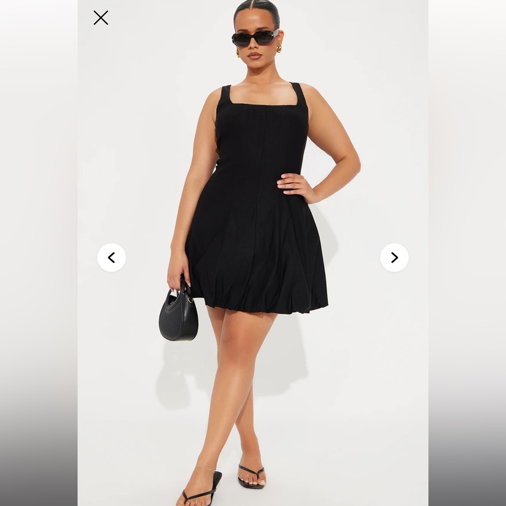 Fashion Nova Black Mini Dress